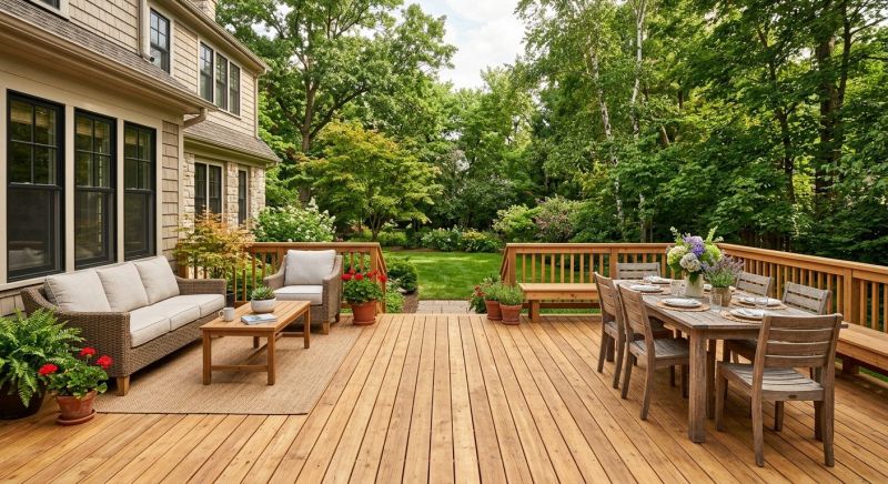 Wooden Patio Installation in Redmond, WA